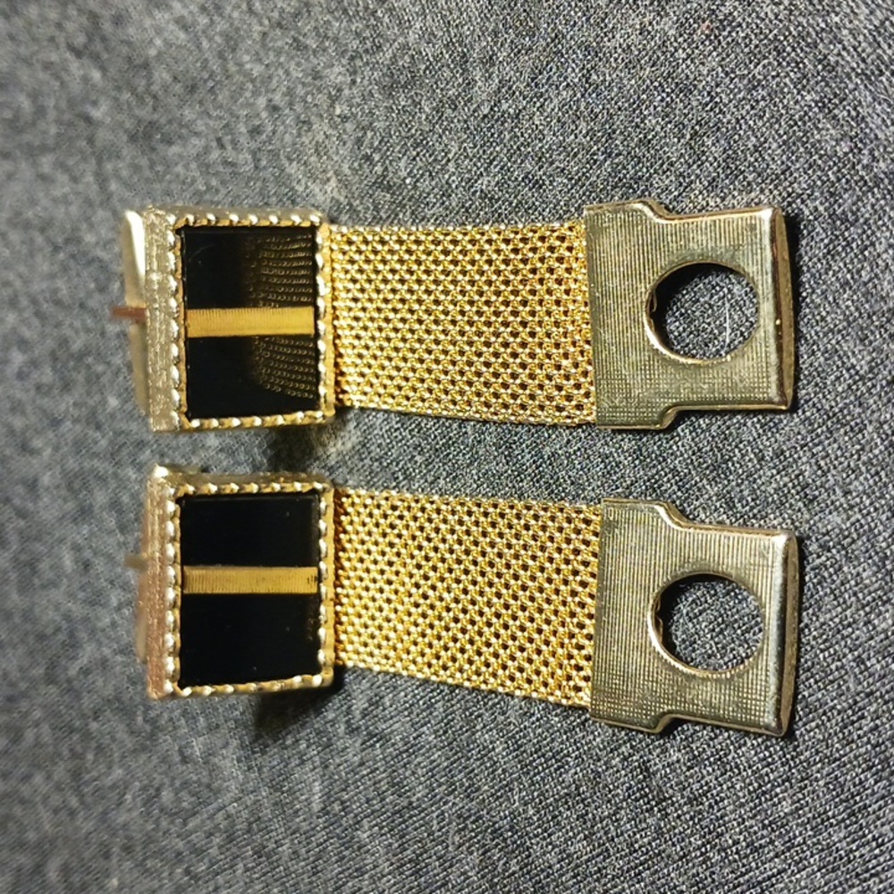 Vintage Harvey Avedon Onyx Cufflinks